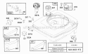 Fuel Tank Assy Hoses Diagram and Parts List for 126782-0148-01  Briggs and Stratton Engine
